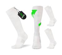 COMPRESSION FOR ATHLETES Chaussettes de Contention Femme et Homme de Haute Qualité, Soutien de La Cheville et de La Voûte Plantaire, Chaussettes de Contention Homme et Femme fabriquées dans l'UE, M