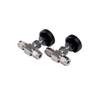 Compression Needle Valve Crane Fit 3/4/6/8/12/14/16mm 1/8" 1/4" 3/8" 1/2" OD Tube 304 316 Stainless Flow Control(SS316,12mm)