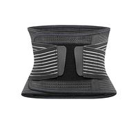Compression Post-opératoire Taille Basse Soutien Lombaire Ceinture De Protection Bretelles for Hommes Et Femmes Maux De Dos, Hernie Discale, Scoliose (Color : Black, Size : XL/X-Large)