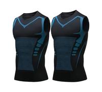 Compression Vest for Men - Posture Corrector Tank Top with Sweat Shirt Weight Loss Design, Offering Confidence & Strength (#3)