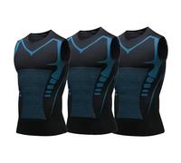 Compression Vest for Men - Posture Corrector Tank Top with Sweat Shirt Weight Loss Design, Offering Confidence & Strength (#11)