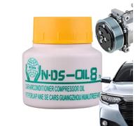 Compressor Oil,Cooling Leak-Proof Lube Refrigerant - Air Conditioning Compressor Oil - for Automotive Truck Vehicle SUV Sedan Freezer HVAC Fridge Workshop
