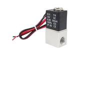 Compressor Valve 1/4" Normally Closed Pneumatic Aluminum Solenoid Valves 12V 24V Voltage For Air Water Oil(AC110V,1/8")