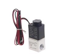 Compressor Valve 1/4" Normally Closed Pneumatic Aluminum Solenoid Valves 12V 24V Voltage For Air Water Oil(COIL,12V DC)