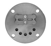 Compressor Valve Plate | High Accuracy Steel Replacement for 90mm Bore | Robust Cylinder Pump Accessories/Pneumatic/Piston Systems | 135mm Outer Diameter