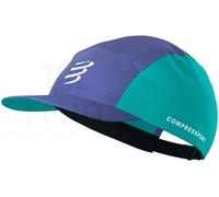 Casquette compressport 5 panel bleu