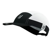 Casquette compressport 5 panel light cap blanc noir