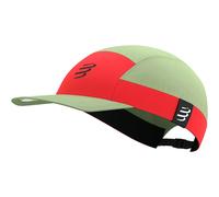 Casquette Compressport 5 Panel Light vert rouge