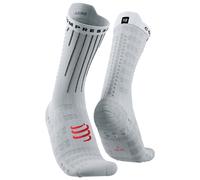 Chaussettes compressport aero socks blanc rouge