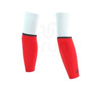 Compressport Manchettes ArmForce UltraLight Blanc/Rouge