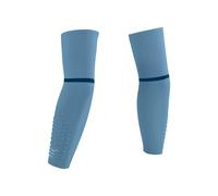 Manchettes compressport armforce ultralight bleu blanc