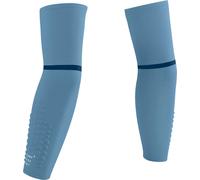 Manchettes compressport armforce ultralight bleu blanc