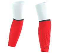 Compressport - Armforce Ultralight - Manchettes - T4 - white / fluo red