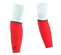Compressport Manchettes ArmForce UltraLight Blanc/Rouge