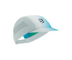 Compressport - Casquette à visière articulée - Pro Racing Cap Star White/Blue-Green - Blanc Blanc