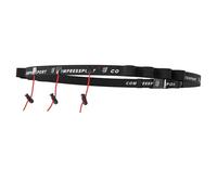 Compressport - Ceinture Porte-Dossard - Race Belt - Course à Pied, Vélo - Entièrement Ajustable et Fonctionnel - Ideal pour Transporter vos Gels, Noir