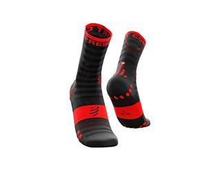 Compressport Chaussettes de Course Mi-Hauteur PRS V3 Ultralight Run High - Ultra-légères - Maintien Optimal, Confort Haut de Gamme et Gestion de l'Humidité - Running, Triathlon et Multi activités