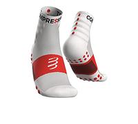 COMPRESSPORT Chaussettes de running - Lot de 2 paires | Renforts talon et pointe - évacuation rapide - résistantes pour sport intensif (FR/ES, Numérique, 36, 38, Taille normale, Taille normale, Blanc)