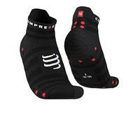 Chaussettes compressport pro racing socks v4 0 ultralight run low noir