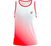 Compressport - Débardeur de trail/running - Performance Singlet M Fluo Red/White pour Homme - Taille L - Rouge Rouge L