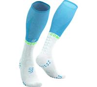 COMPRESSPORT Full Socks Oxygen - Mixte - Bleu / Blanc - taille 35-38- modèle 2026