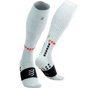 Compressport Chaussettes Full Recovery 2.0 Blanc pur/Noir 3L
