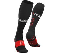 COMPRESSPORT Full Socks Run - Homme - Noir / Rouge - taille 35/38- modèle 2025