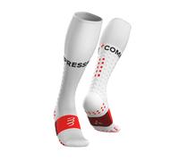 Compressport Chaussettes de compression Full Socks Run White Taille 39-41 Blanc
