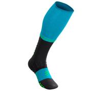 Compressport - Full Socks Winter Run - Chaussettes de compression - T1 - EU 35-38 - norse blue / black / neon green