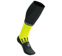 Compressport - Full Socks Winter Run - Chaussettes de compression - T3 - EU: 42-44 - black / safe yellow
