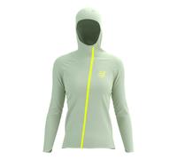 Veste impermeable compressport hurricane waterproof 10 10 femme blanc ice flow