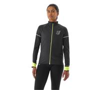 Compressport Hurricane Windproof Jacket Flash Femme Noir - Vestes imperméables de running femmes S