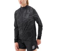 Compressport Hurricane Windproof Jacket W Aurora Veste à capuche S Noir