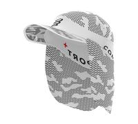Compressport - Casquette de trail/running - Ice Cap Sun Shade White en Aluminium - Blanc Blanc
