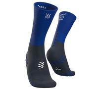 Chaussettes Compressport Mid Compression bleu marine - T1