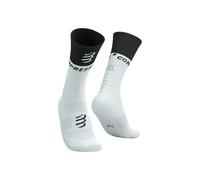 Chaussettes compressport mid compression socks v2 0 blanc noir