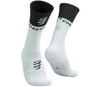 Compressport - Mid Compression Socks V2.0 - Chaussettes de running - T2 - EU 39-41 - white / black