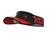 Compressport Mixte Spiderweb Ultralight Visor Visière Sport, Rouge/Noir, Taille Unique EU