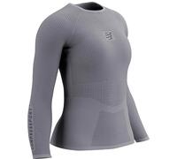 Compressport On/Off Base Layer Long Sleeve Top Femme Gris - Base-layers de running femmes M
