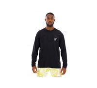 Compressport – T-shirt de running Performance L/S – M – noir/blanc