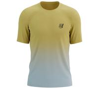 Compressport - Performance S/S T-Shirt - T-shirt de running - L - ceylon yellow / grey dawn