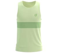 Compressport - Performance Singlet - T-shirt de running - XL - cream / neon green