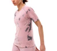 Compressport PERFORMANCE SS TSHIRT W - EAT MY DUST! Tee-shirt L Rose