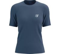 T-shirt Compressport Performance manches courtes bleu indigo femme - S
