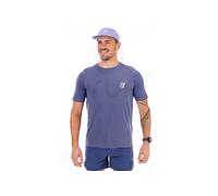 T-shirt Compressport Performance manches courtes bleu indigo - S