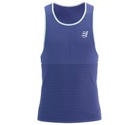 Compressport - Pro Racing Singlet - T-shirt de running - XL - orient blue / star white / reflective white