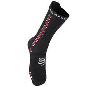 Compressport - Pro Racing Socks V4.0 Bike - Chaussettes de cyclisme - T1 - EU: 35-38 - black / red