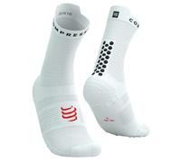 COMPRESSPORT Pro Racing Socks V4.0 Run High - Mixte - Blanc - taille 39-41- modèle 2026