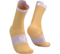 Compressport PRO RACING SOCKS V4.0 RUN HIGH Orange - Chaussettes de running hommes 42/44