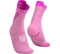 COMPRESSPORT Pro Racing Socks V4.0 Trail - Mixte - Rose - taille 45-48- modèle 2026